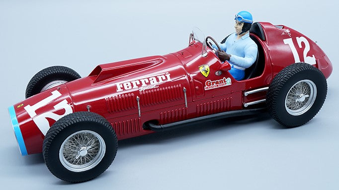 FERRARI 375 F1 INDY N.12 INDIANAPOLIS 500 GP 1952 A.ASCARI W/DRIVER 1:18