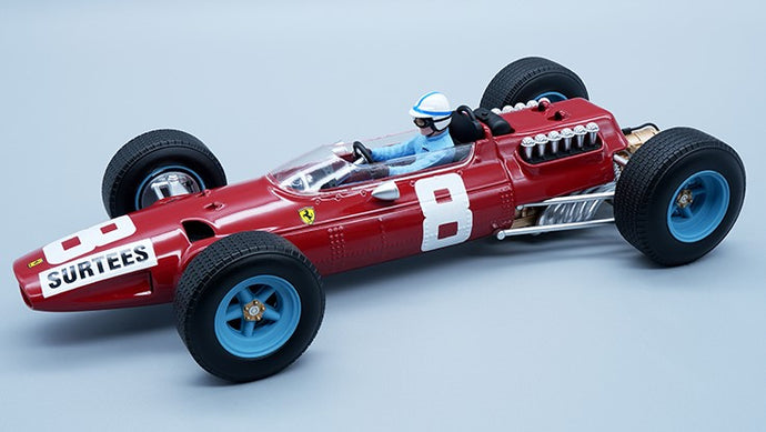 FERRARI 512 F1 N.8 ITALY GP 1965 J.SURTEES W/DRIVER 1:18