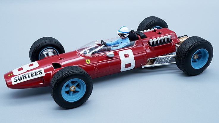 FERRARI 512 F1 N.8 ITALY GP 1965 J.SURTEES W/DRIVER 1:18
