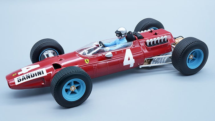 FERRARI 512 F1 N.4 ITALY GP 1965 L.BANDINI W/DRIVER 1:18