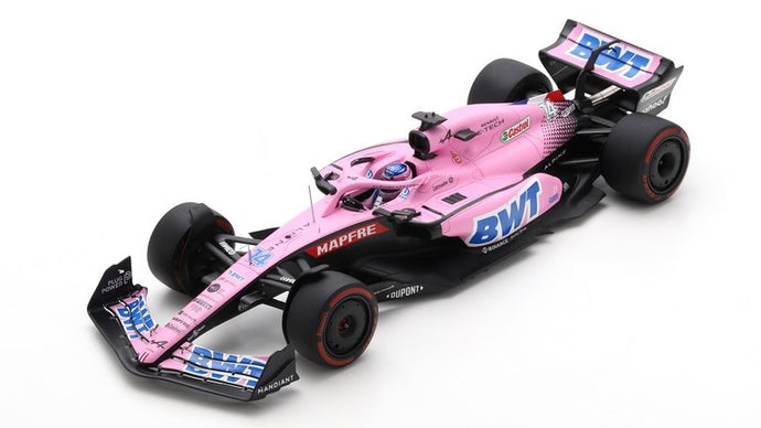 ALPINE A522 FERNANDO ALONSO 2022 N.14 9th BAHRAIN GP W/COVER 1:18