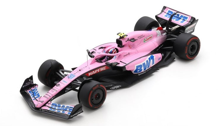 ALPINE A522 ESTEBAN OCON 2022 N.31 7th BAHRAIN GP W/COVER 1:18