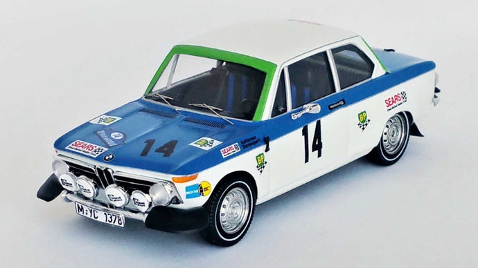 BMW 2002 TI N.14 ACROPOLIS RALLY 1972 AALTONEN/DAVENPORT 1:43