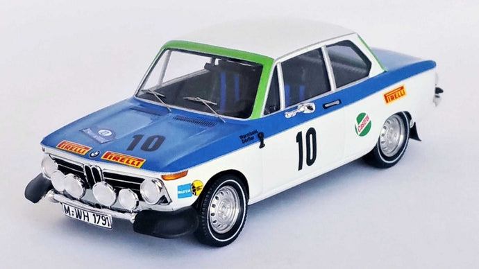BMW 2002 TI N.10 3rd ACROPOLIS RALLY 1972 WARMOLD/DORFIER 1:43