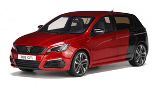 PEUGEOT 308 GTI ROUGE ULTIMATE/NOIR PERLA 1:18