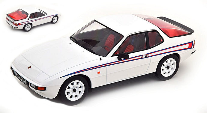 PORSCHE 924 MARTINI 1985 WHITE 1.18