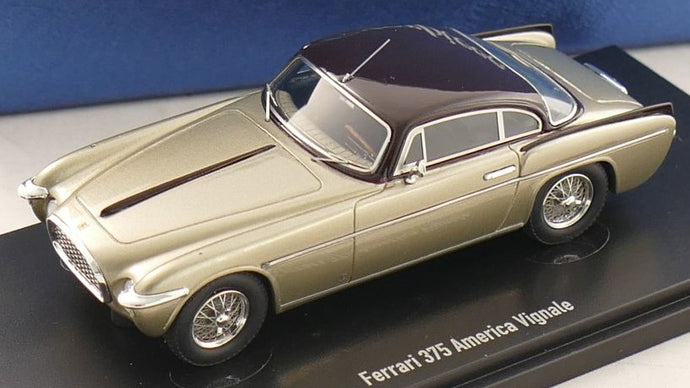 FERRARI 375 AMERICA VIGNALE COUPE 1953 GOLD/BROWN 1:43