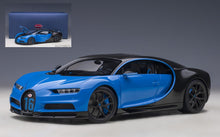 Indlæs billede til gallerivisning 1/18 Bugatti Chiron Sport, racing blue/carbon 1:18