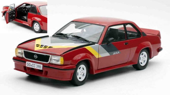 OPEL ASCONA 400 1982 RED/YELLOW/GREY/BLACK 1:18