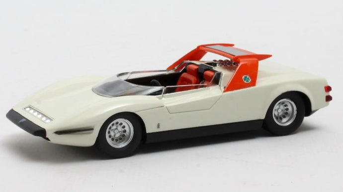 ALFA ROMEO P33 ROADSTER PININFARINA 1968 WHITE 1:43