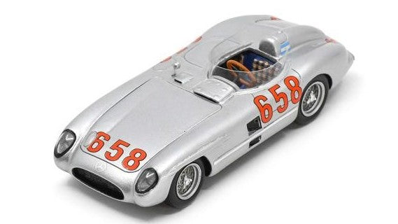 MERCEDES 300 SLR N.658 2nd MILLE MIGLIA 1955 JUAN MANUEL FANGIO 1:43