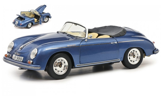 PORSCHE 356 SPEEDSTER BLUE 1:18