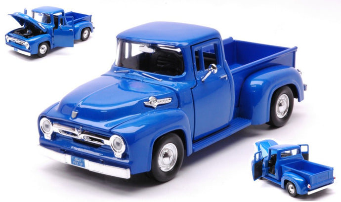 FORD F-100 PICK UP 1956 BLUE 1:24