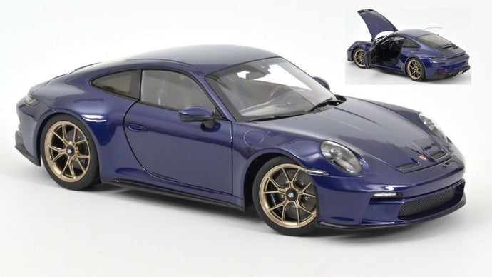 PORSCHE 911 GT3 WITH TOURING PACKAGE BLUE METALLIC 1:18
