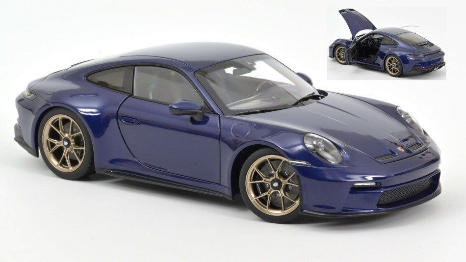PORSCHE 911 GT3 WITH TOURING PACKAGE BLUE METALLIC 1:18