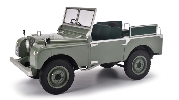 LAND ROVER 80 OPEN LIGHT GREEN 1:12