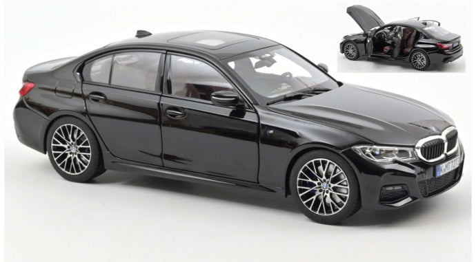 BMW 330i 2019 BLACK METALLIC 1:18