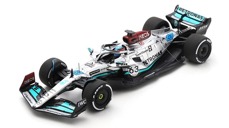 MERCEDES F1 W13 GEORGE RUSSELL 2022 N.63 4th BELGIAN GP 1:43