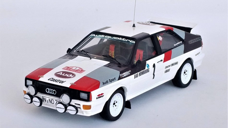 AUDI QUATTRO 2nd MONTE CARLO RALLY 1982 MIKKOLA/HERTZ 1:43