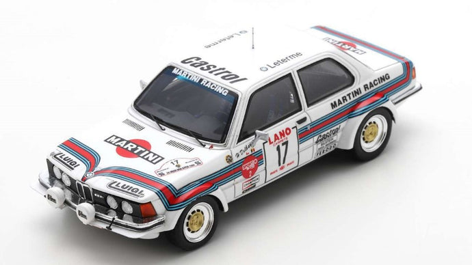 BMW 323i N.17 YPRES 24 H RALLY 1980 H.DELBAR-W.LUX 1:43