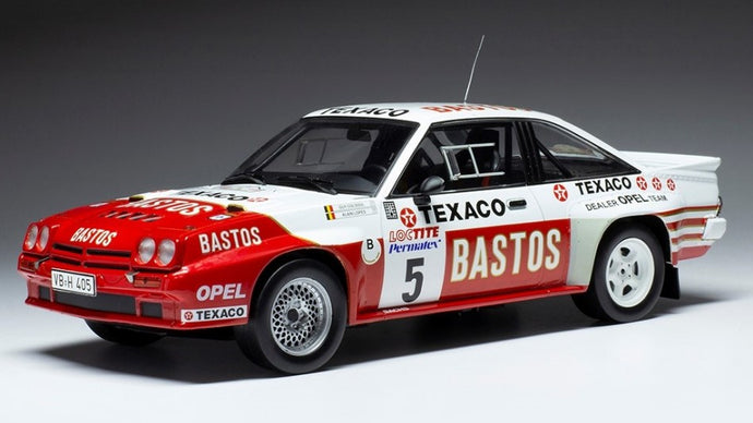OPEL MANTA 400 N.5 RALLY YPRES 1985
COLSOUL/LOPES 1:18
