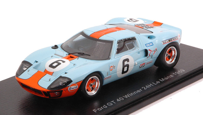 FORD GT 40 N.6 WINNER LM 1969 J.ICKX-J.OLIVER 1:43 REPROD.