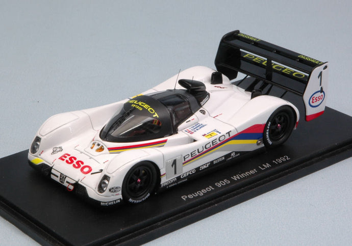 PEUGEOT 905 N.1 WINNER LM 1992 D.WARWICK-Y.DALMAS-M.BLUNDELL 1:43 REPRO