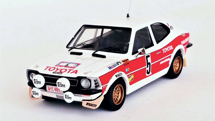 TOYOTA COROLLA LEVIN 1st BALTIC RALLY 1977 WARMOBOLD/TODT 1:43