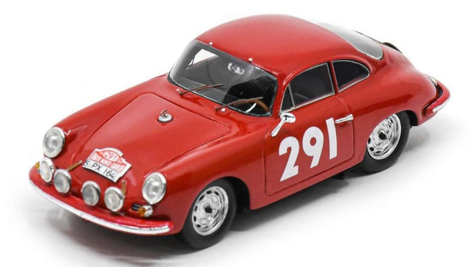 PORSCHE 356B T6 CARRERA 2 GT N.291 RALLY MONTE CARLO 1963 WALTER-STOCK