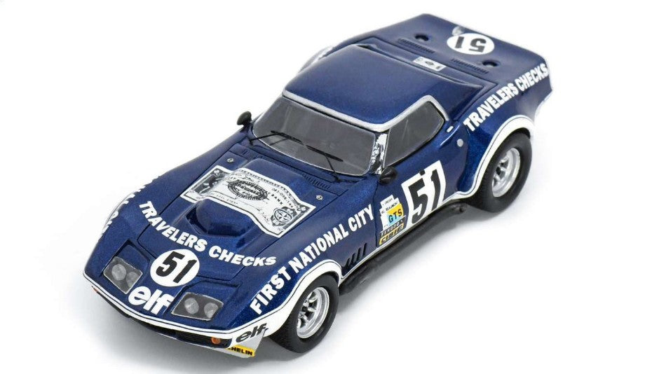 REMEMBER 1:43 CORVETTE LE MANS #51 GREDER 1974 FACTORY BUILT W/BASE N REMEMBER 1:43 CORVETTE LE MANS #51 GREDER 1974 FACTORY BUILT W/BASE N