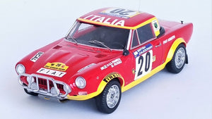 FIAT 124 ABARTH N.20 EAST AFRICAN SAFARI 1974 PAGANELLI/RUSSO 1:43