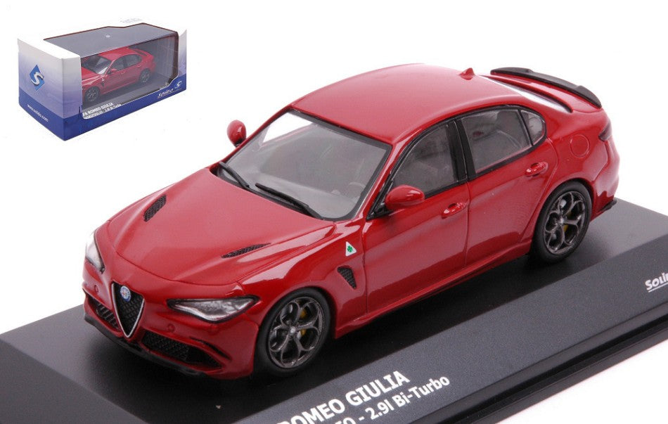 ALFA ROMEO GIULIA QUADRIFOGLIO 2019 RED 1:43