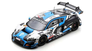 AUDI R8 GT3 N.33 2nd CLASS 24 H SPA 2022 ROBIN-TOMITA-DE PAUW-ROBIN 1:43