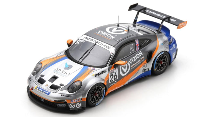 PORSCHE 911 GT3 N.26 CARRERA CUP BRITAIN CHAMPION 2022 K.JEWISS 1:43