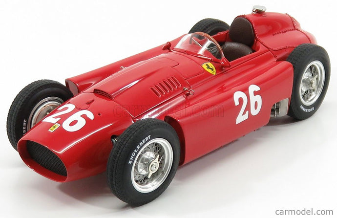 FERRARI F1  D50 LONG NOSE N 26 2nd MONZA ITALY GP FANGIO 1956 WORLD CHAMPION (AFTER LAP 32 WITH THE COLLINS CAR) RED