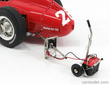 Indlæs billede til gallerivisning FERRARI F1  D50 LONG NOSE N 26 2nd MONZA ITALY GP FANGIO 1956 WORLD CHAMPION (AFTER LAP 32 WITH THE COLLINS CAR) RED