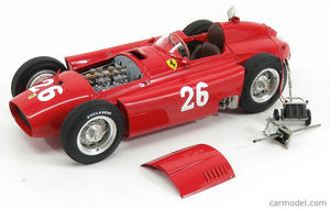 FERRARI F1  D50 LONG NOSE N 26 2nd MONZA ITALY GP FANGIO 1956 WORLD CHAMPION (AFTER LAP 32 WITH THE COLLINS CAR) RED
