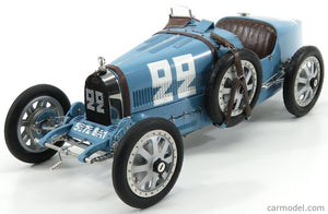 BUGATTI T35 N 22 NATION COULOR PROJECT FRANCE 1924 LIGHT BLUE