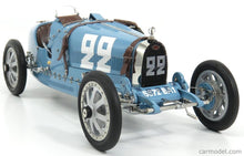 Indlæs billede til gallerivisning BUGATTI T35 N 22 NATION COULOR PROJECT FRANCE 1924 LIGHT BLUE