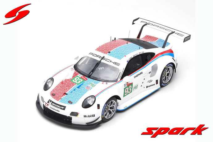 PORSCHE 911 991-2 RSR TEAM PORSCHE GT N 93 3rd LMGTE PRO CLASS 22th 24h LE MANS 2019 P.PILET - E.BAMBER - N.TANDY WHITE