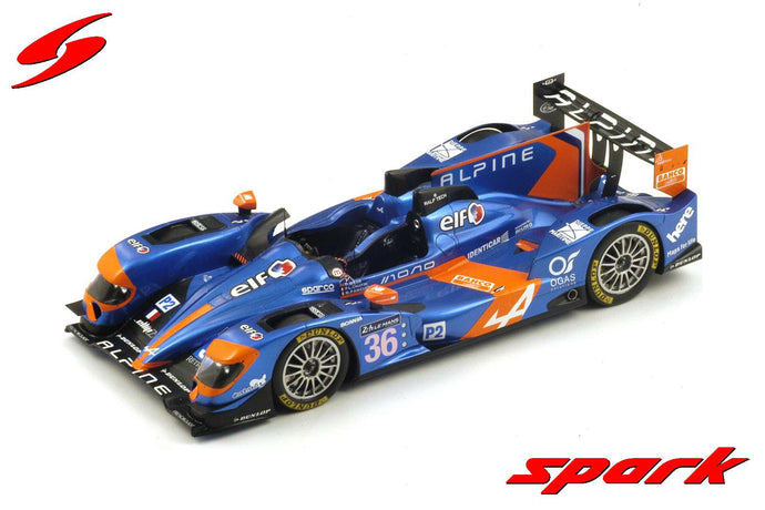 NISSAN A450B NISSAN 4.5L V8 TEAM SIGNATECH ALPINE N 36 3rd LMP2 CLASS 7th 24h LE MANS 2014 P.L.CHATIN - N.PANCIATICI - O.WEBB BLUE MET ORANGE