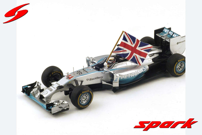 MERCEDES W05 L.HAMILTON 2014 N.44 WINNER ABU DHABI WORLD CHAMPION 1:18