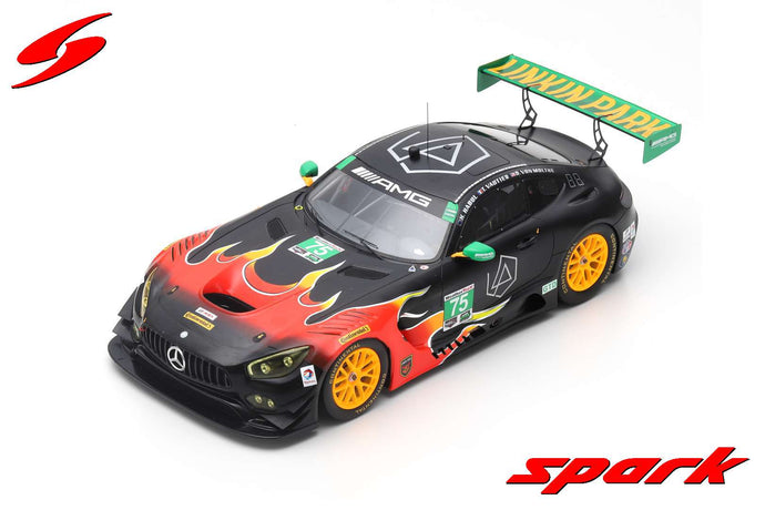 MERCEDES GT3 N.75 PETIT LE MANS 2017 VAUTIER-HABUL-VON MOLKE 1:18