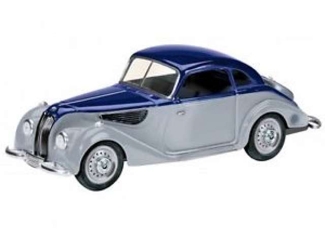 BMW 327 coupe, blue/grey 1:18