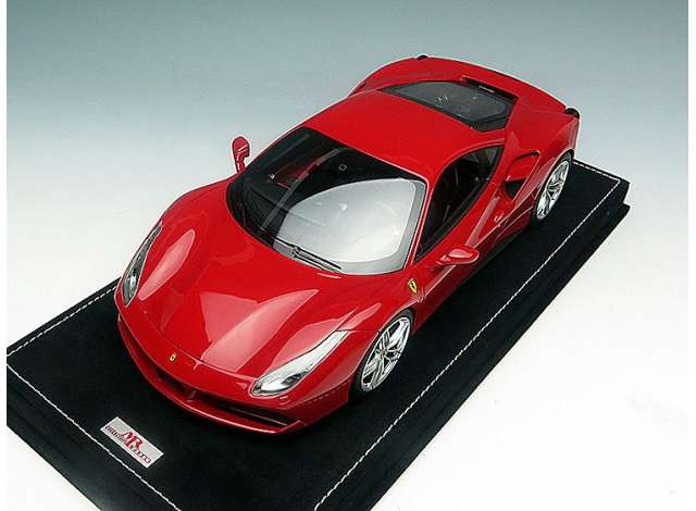 1/18 Ferrari 488 GTB motorshow Geneva 2015, new rossa corsa metallic 1:18