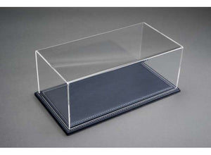 1:24 Maranello Deluxe Display Case with Leather Dark Blue Base