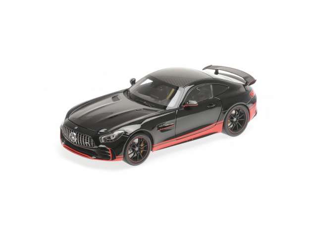 2017 Mercedes-AMG GT R, black with red stripe 1:18