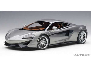 McLaren 570S, blade silver 1:18