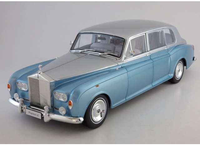 1/18 Rolls Royce Phantom VI , light blue/silver 1:18