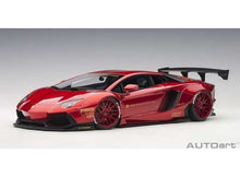 Indlæs billede til gallerivisning Liberty Walk Lamborghini Aventador with Red Wheels, red 1:18